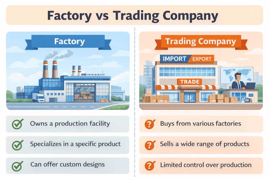 Verify a Chinese Suppliers:Factory vs Trading Company